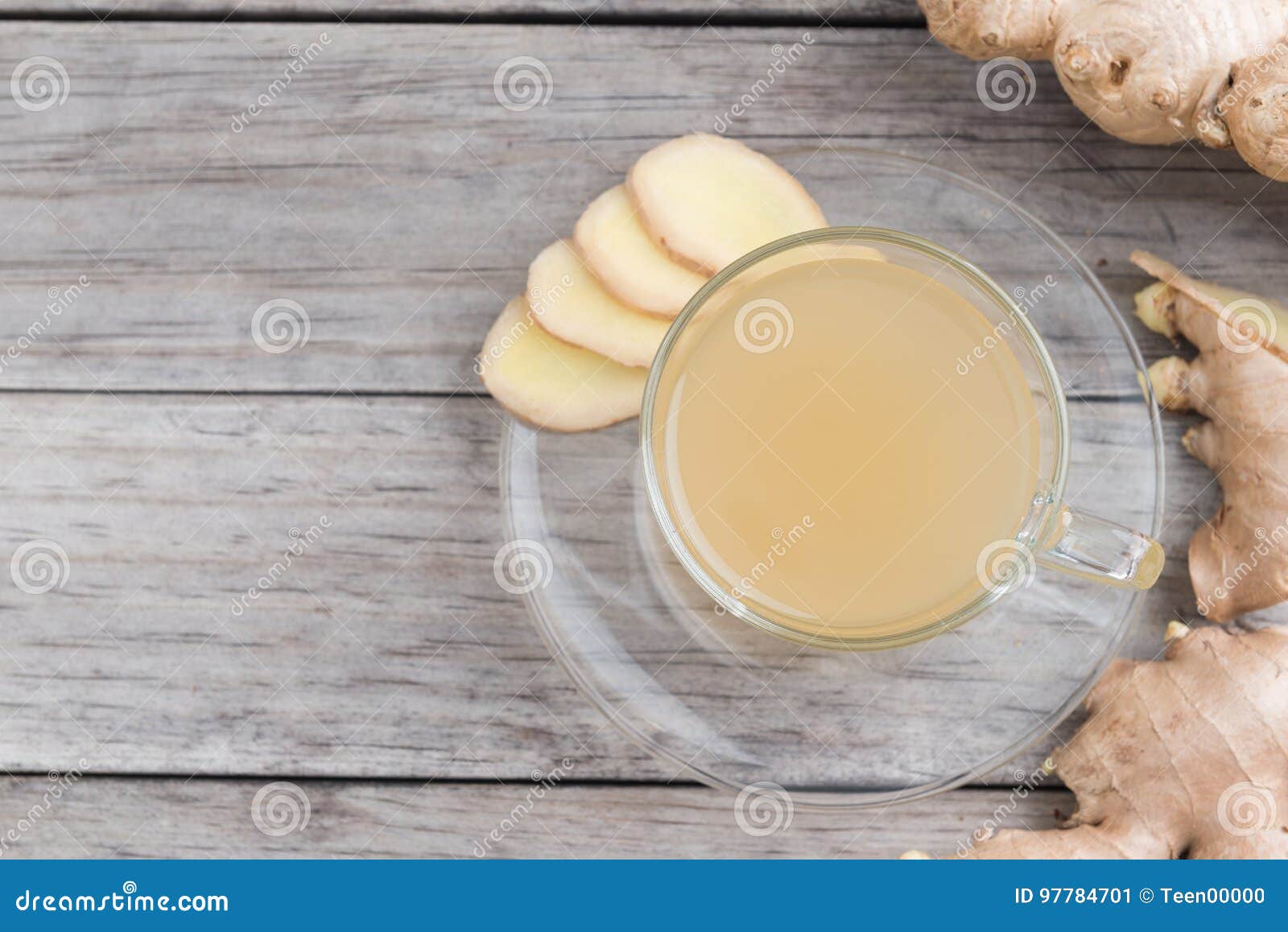 Ginger Tea from Ground Ginger and Honey Stock Image Image of herbal