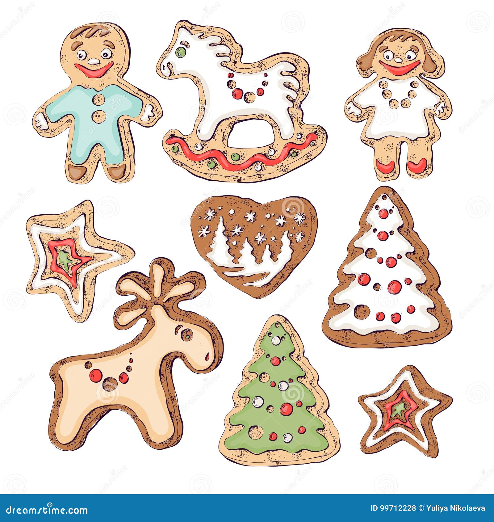 How To Draw Christmas Cookies 