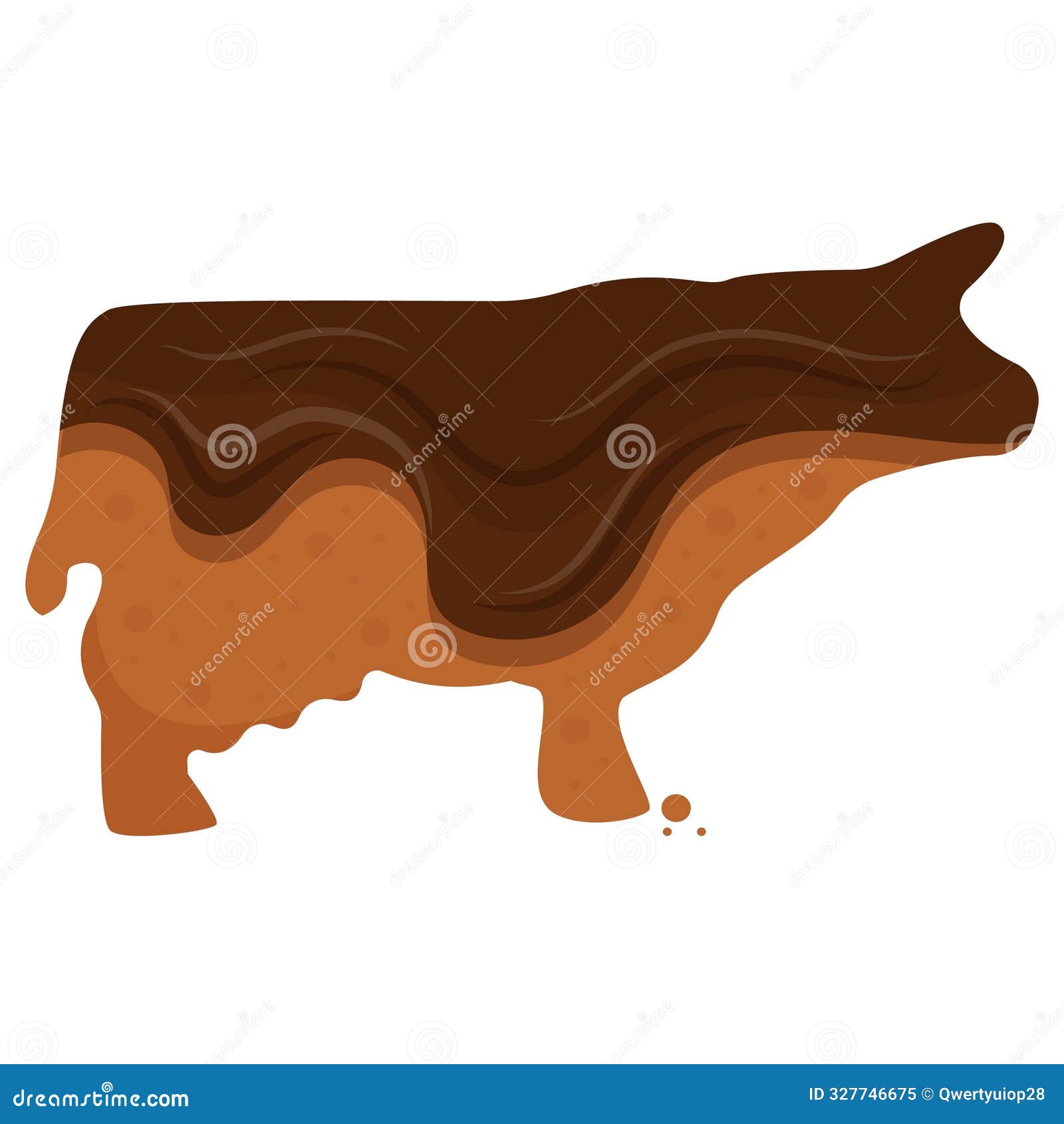 gingerbread cookies in the  of farm animals, namely a cow