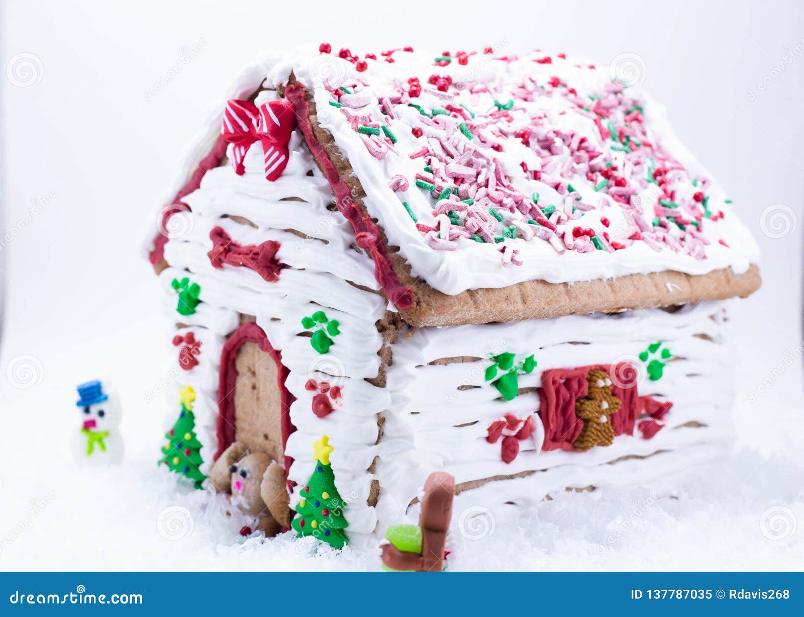 dog gingerbread house