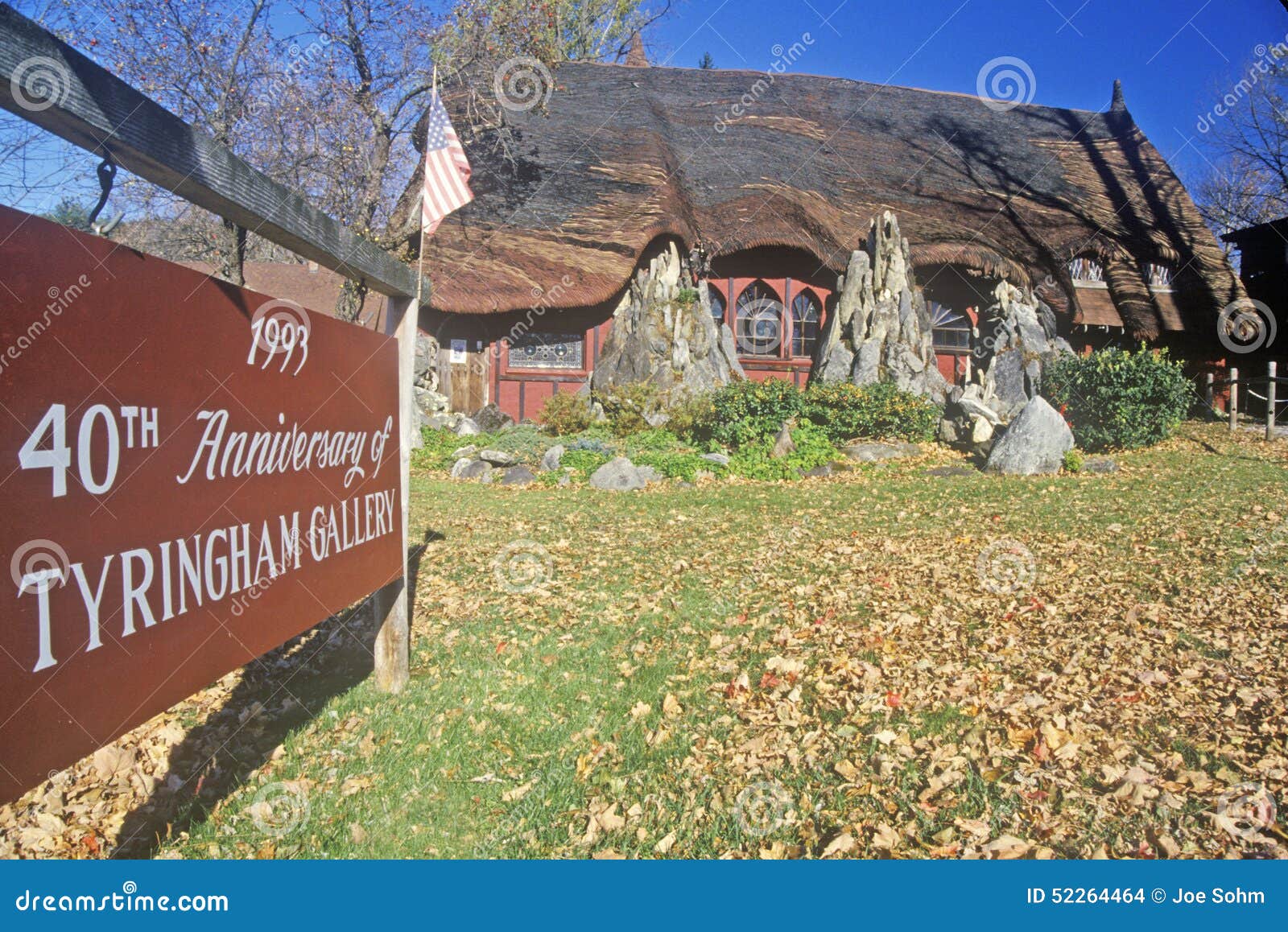 Gingerbread House, Tyringham, Massachusetts Editorial Stock Image