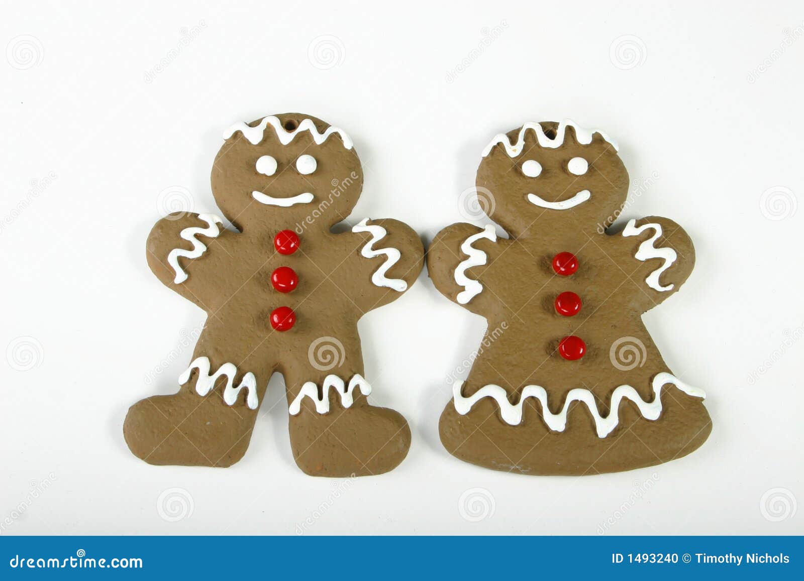 Gingerbread Man And Woman Stock Photo - Image: 1493240
