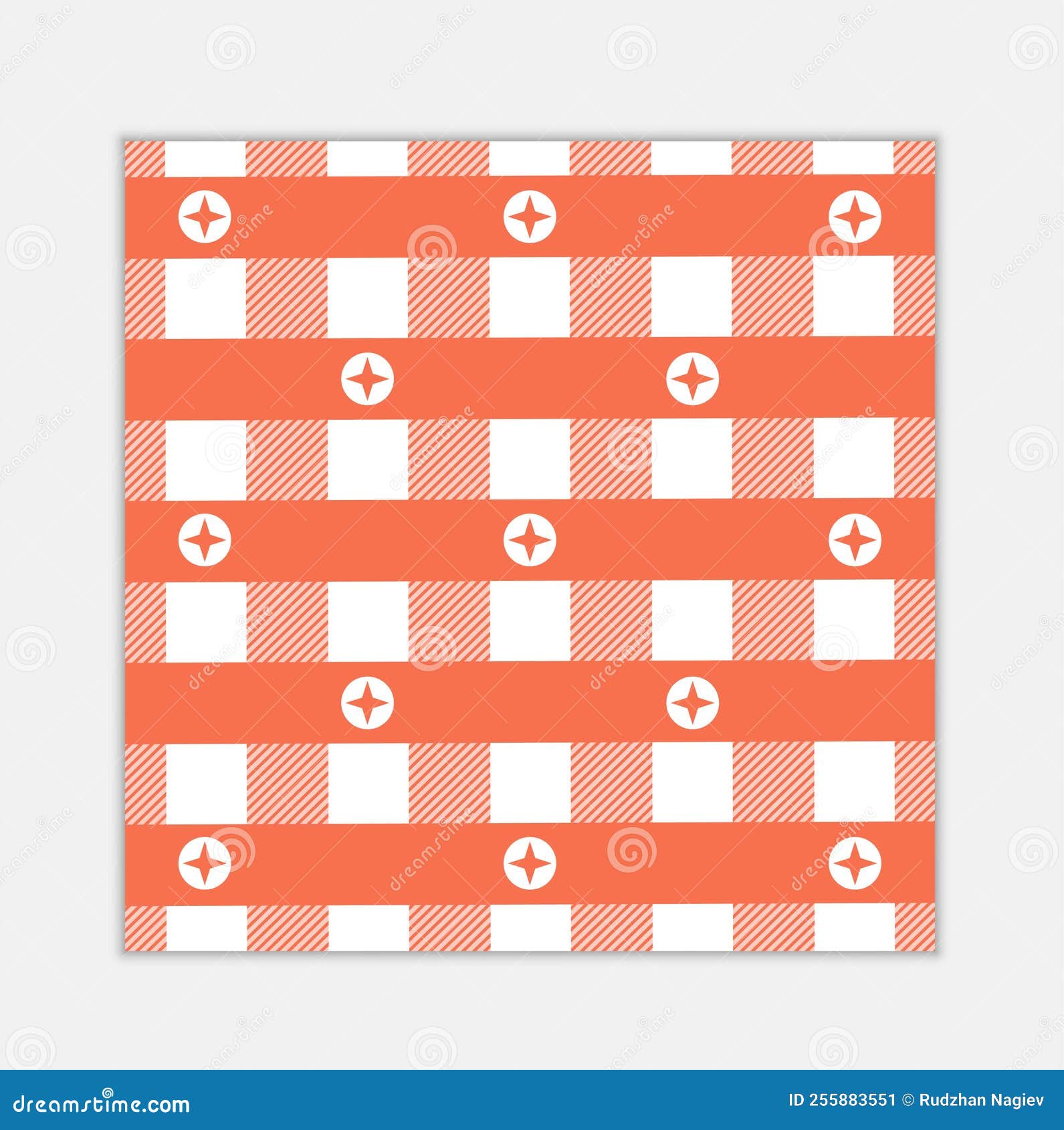 Gingham red pattern stock vector. Illustration of blanket 255883551