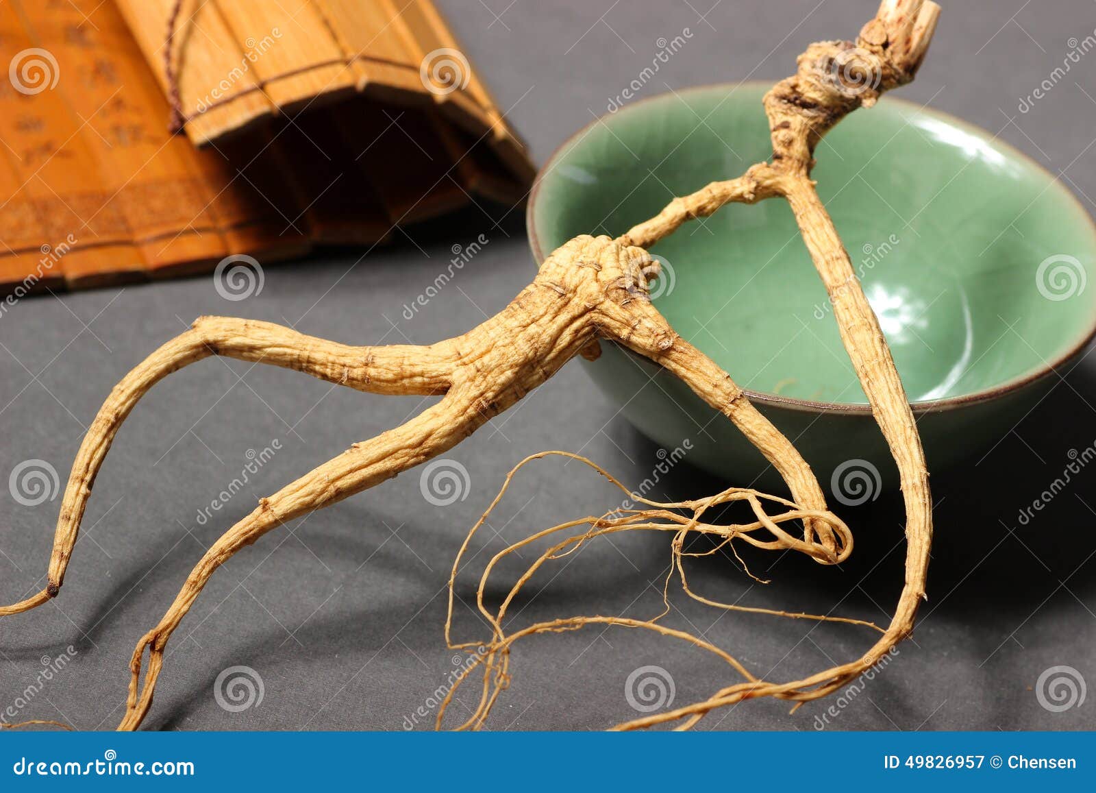 Ginseng root stock image. Image of east, medical, benefits 49826957