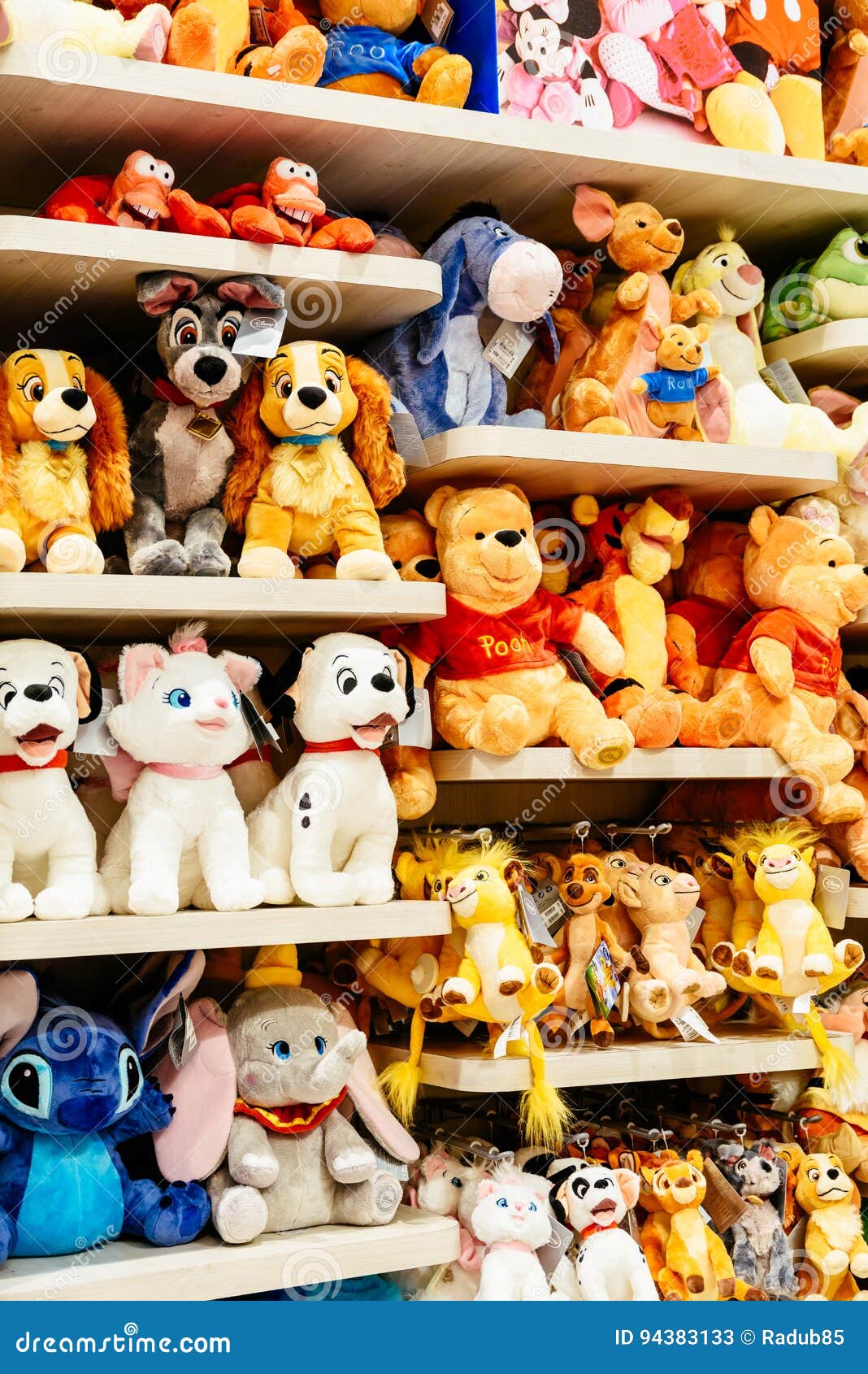 pupazzi disney store