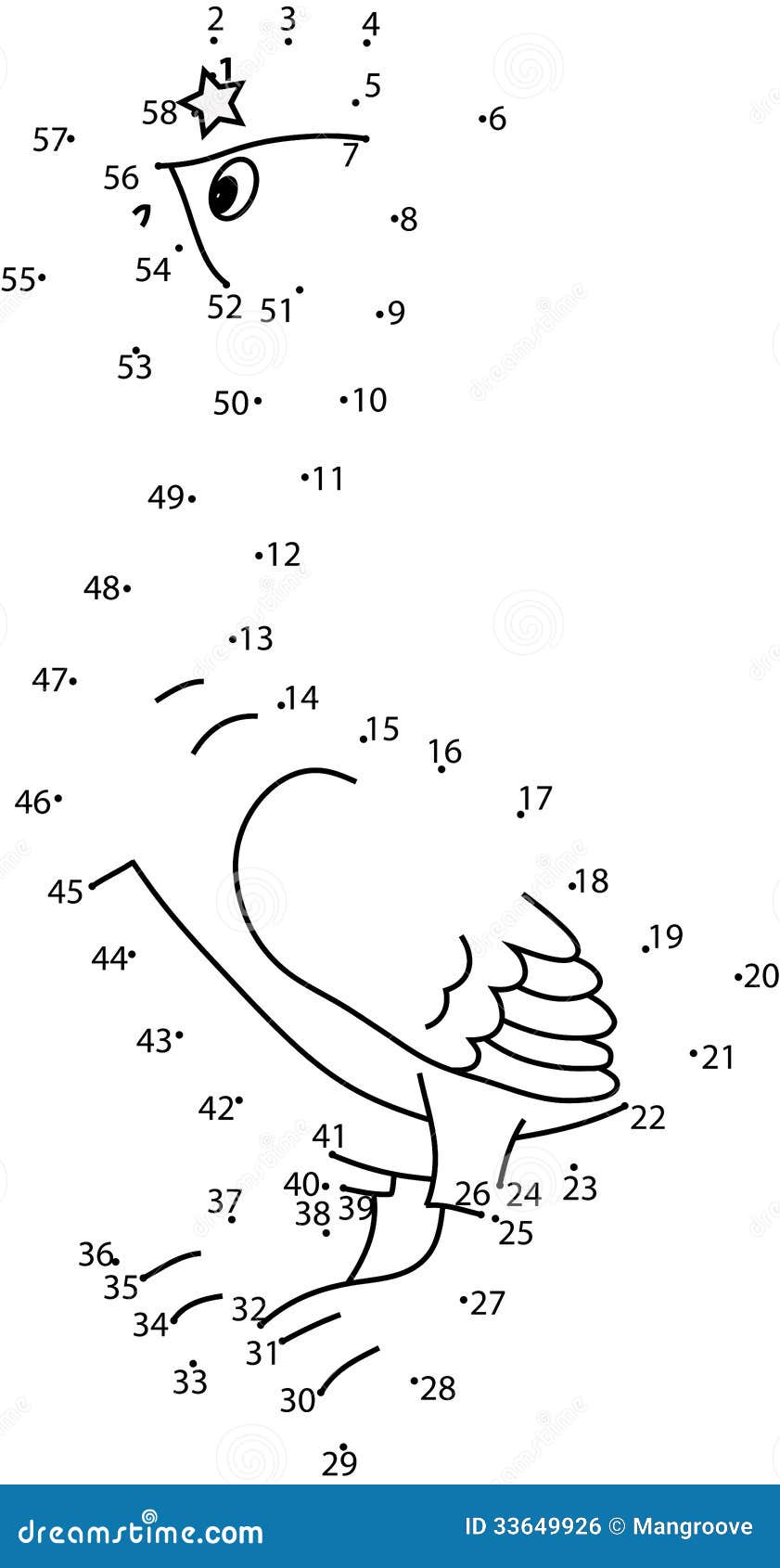 Gioco Di Puzzle Per I Bambini Oca Illustrazione di Stock