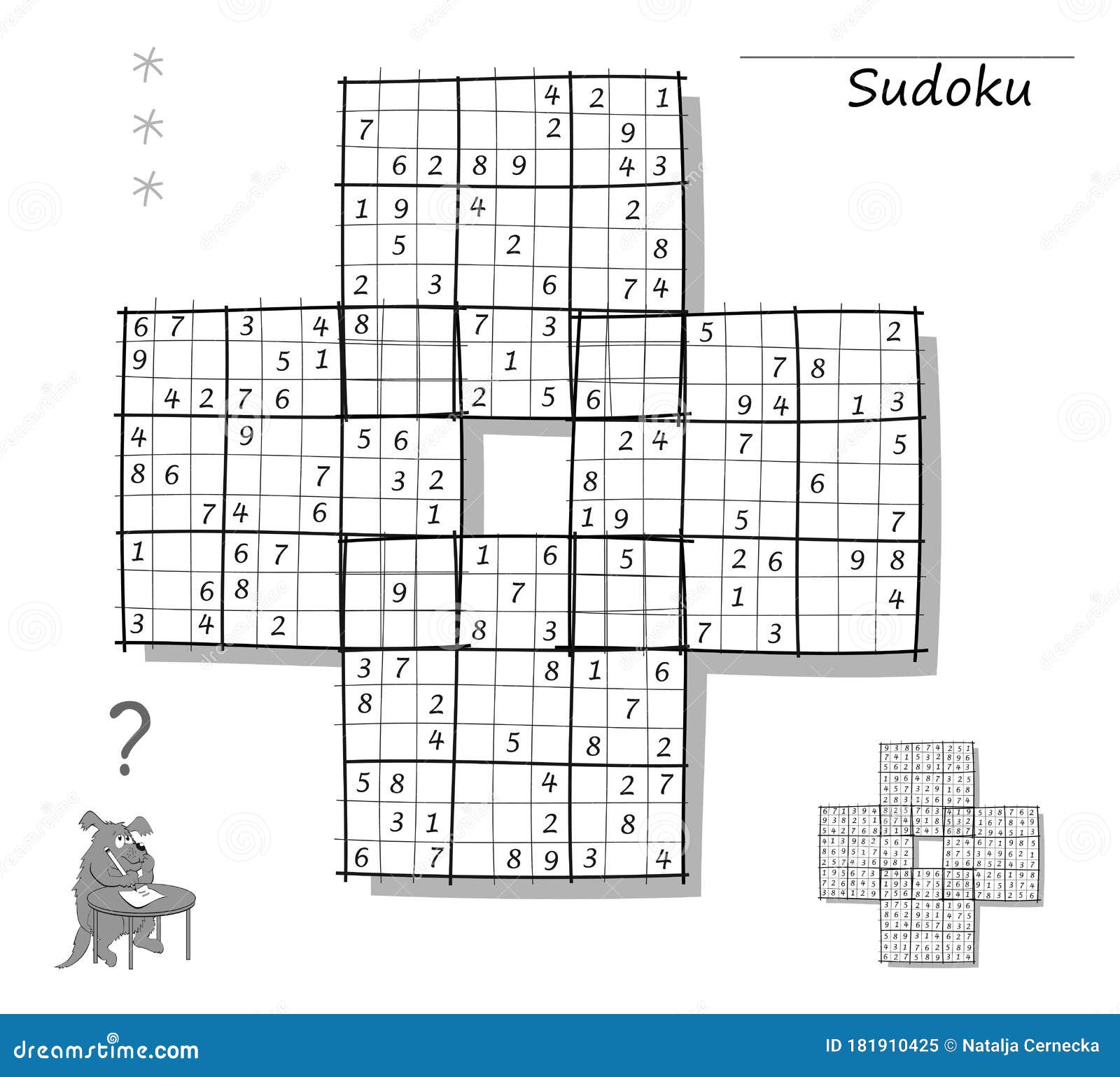 Gioco Logico Sudoku Per Bambini E Adulti. Rompicapo Di Grandi Dimensioni  Con 4 Quadrati Di Livello Difficile. Pagina Stampabile Pe Illustrazione  Vettoriale - Illustrazione di nero, libro: 181910425