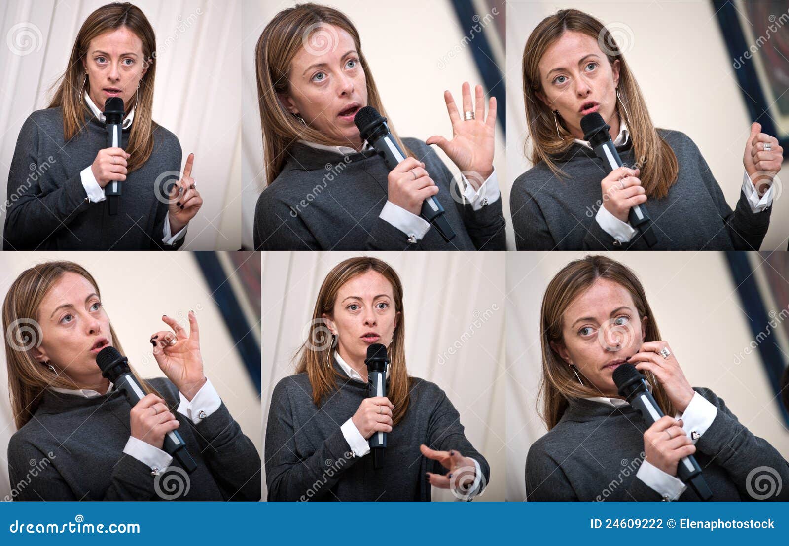 GIORGIA MELONI editorial photography. Image of people - 24609222