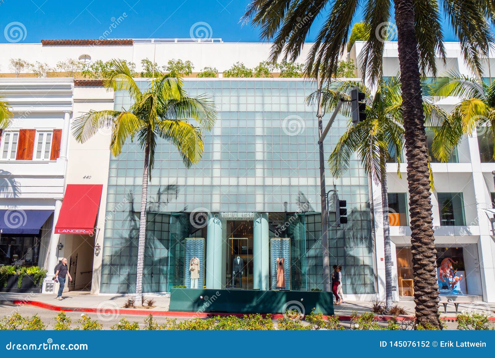 Giorgio Armani Store at Rodeo Drive in Beverly Hills - CALIFORNIA, USA -  MARCH 18, 2019 Editorial Photography - Image of couture, california:  145076152