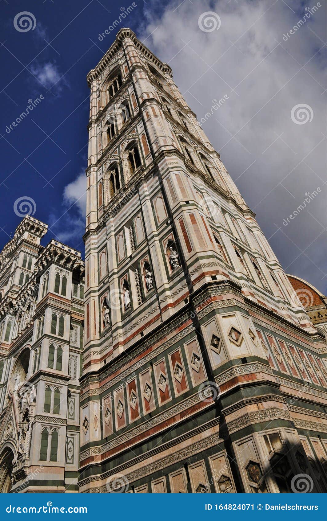 the giotto campanile and florence cathedral