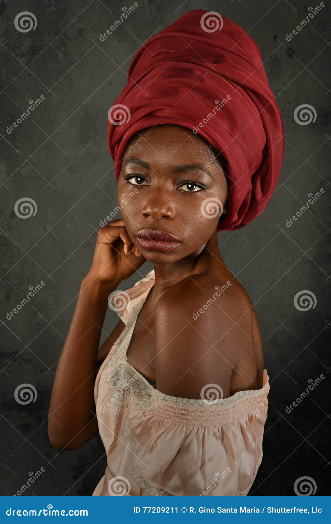 Premium Photo  African black woman portrait cute girl stock photo  background