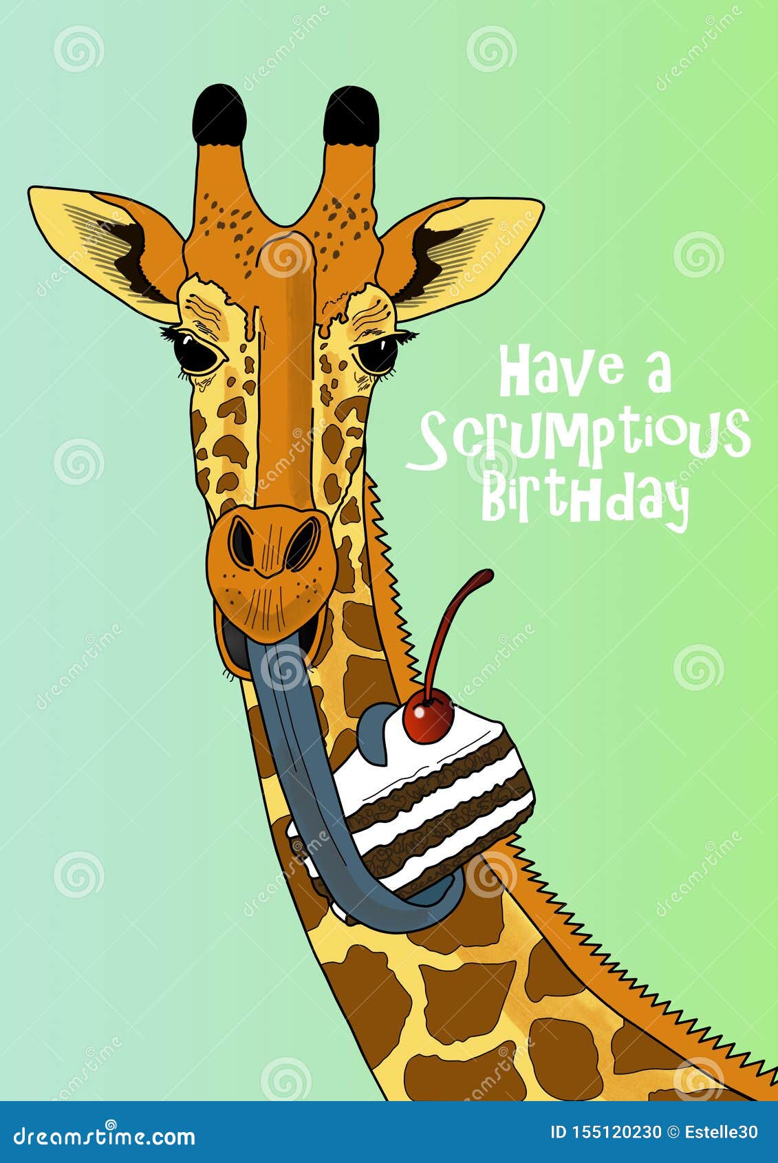Girafe De Carte D Anniversaire Avec La Langue Enroulee Autour Du Gateau Illustration Stock Illustration Du Longtemps Anniversaire Girafe De Carte D Anniversaire Avec La Langue Enroulee Autour Du Gateau Illustration Stock Illustration Du Longtemps Anniversaire