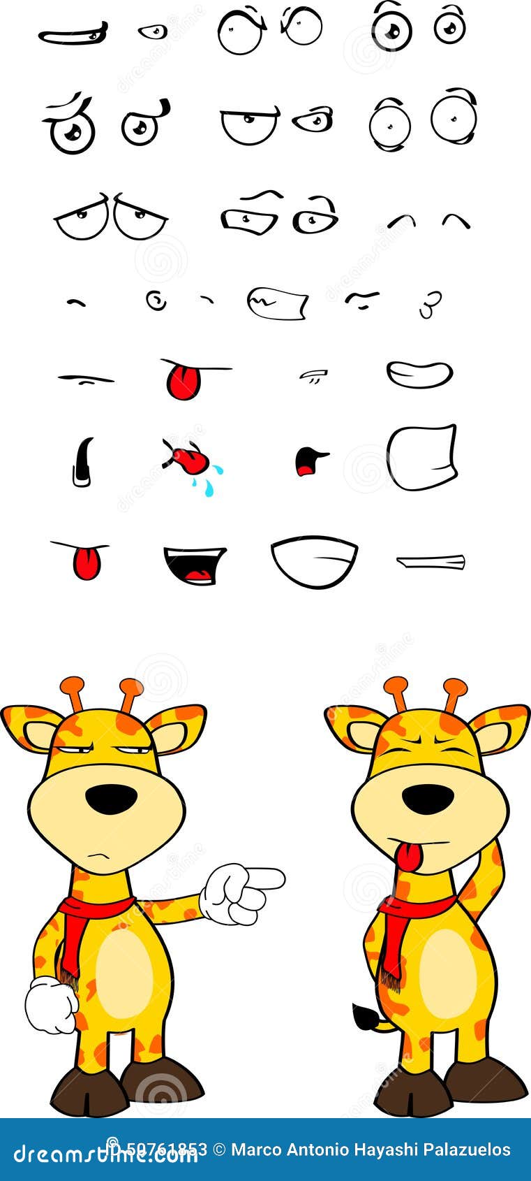 Giraffe Cartoon Expressions Set Grumpy Stock Vector - Illustration of angry, giraffe: 50761853 Giraffe Cartoon Expressions Set Grumpy Stock Vector - Illustration of angry, giraffe: 50761853