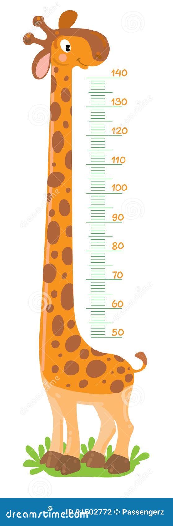 Giraffe Height Chart Printable