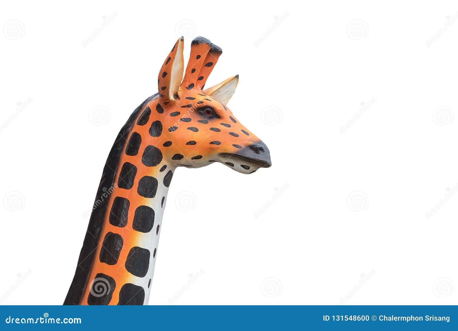 Giraffe Orange Isolated from the Background. with Splitters Stock Photo Image of graphic
