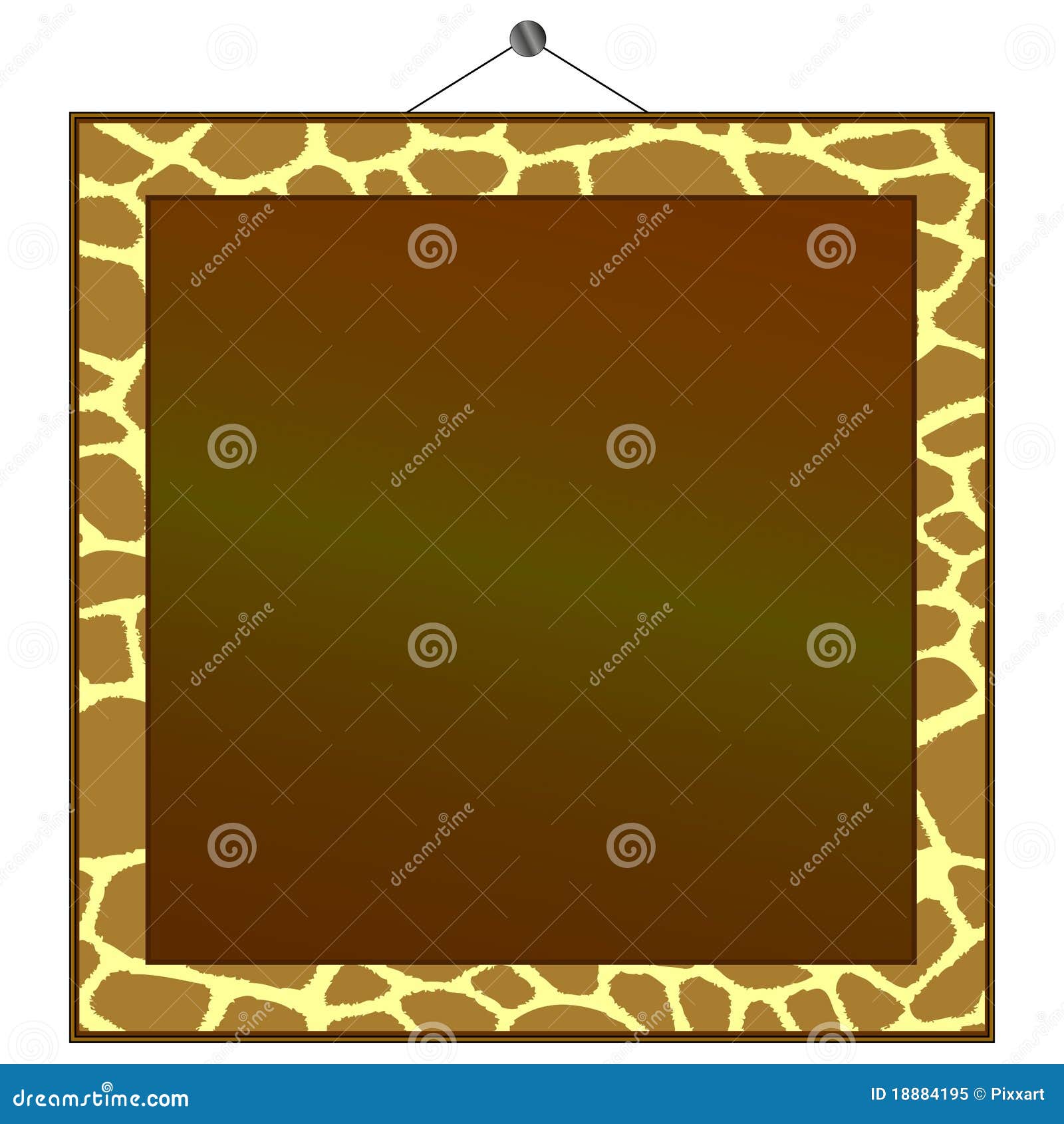 Giraffe Frame VECTOR Stock Illustration 78108634