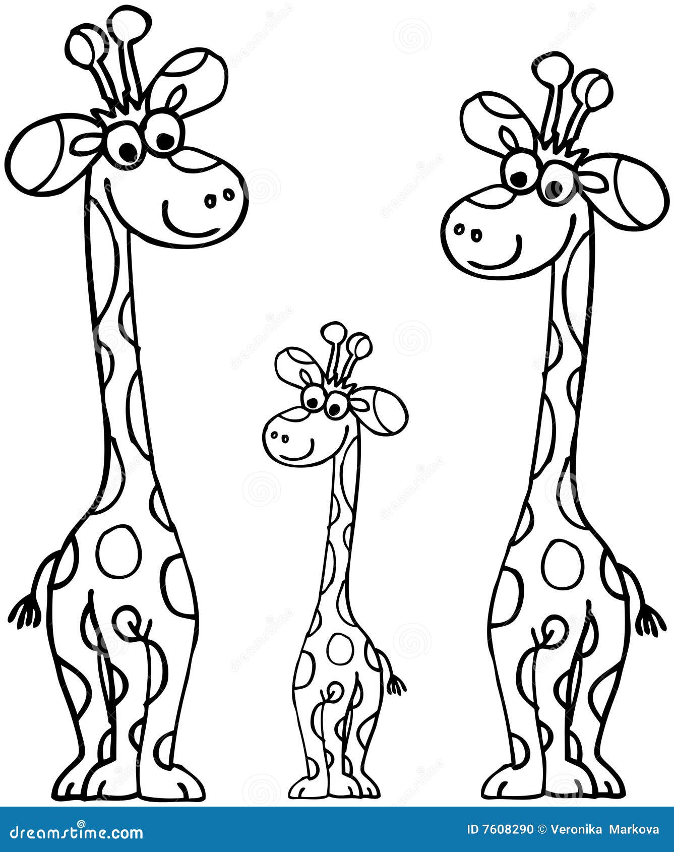 giraffes family