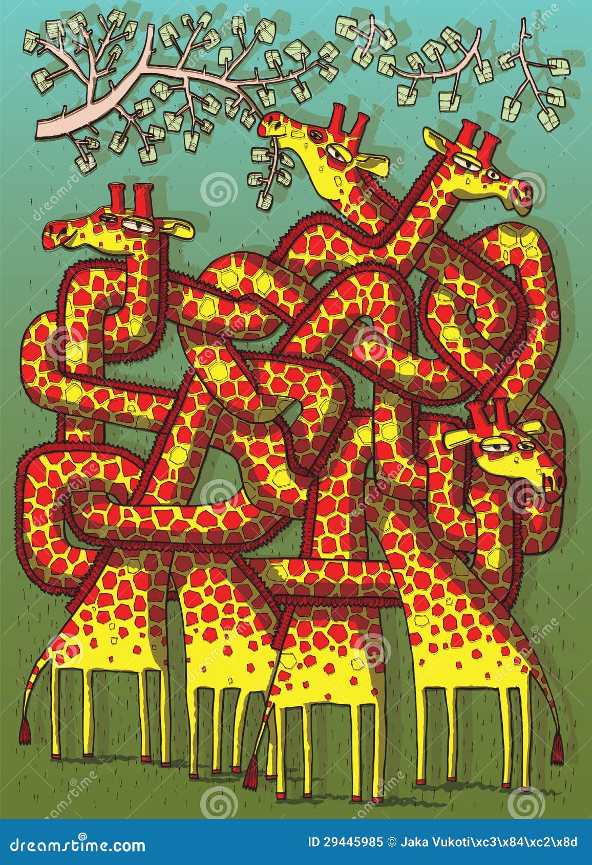 giraffes maze game
