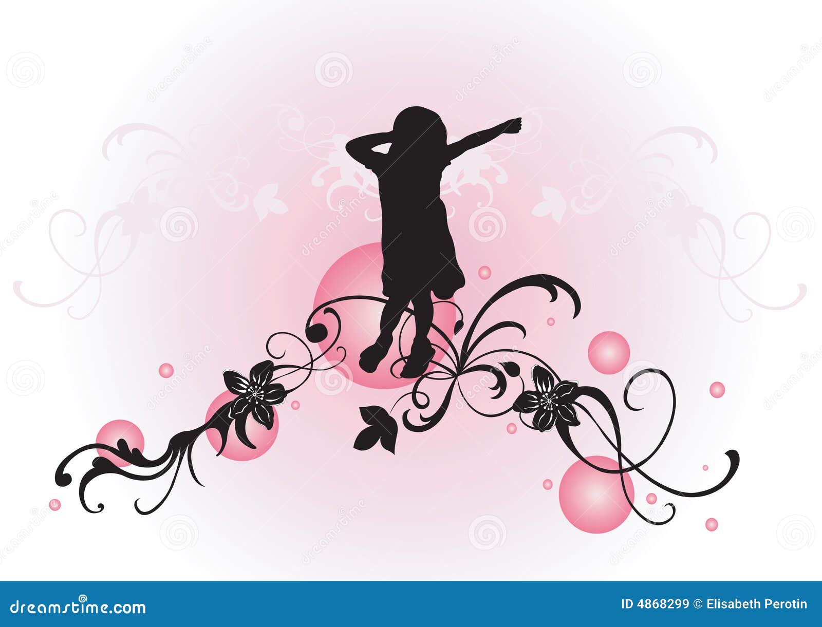 Girl stock vector. Illustration of creative, clip, fancy - 4868299