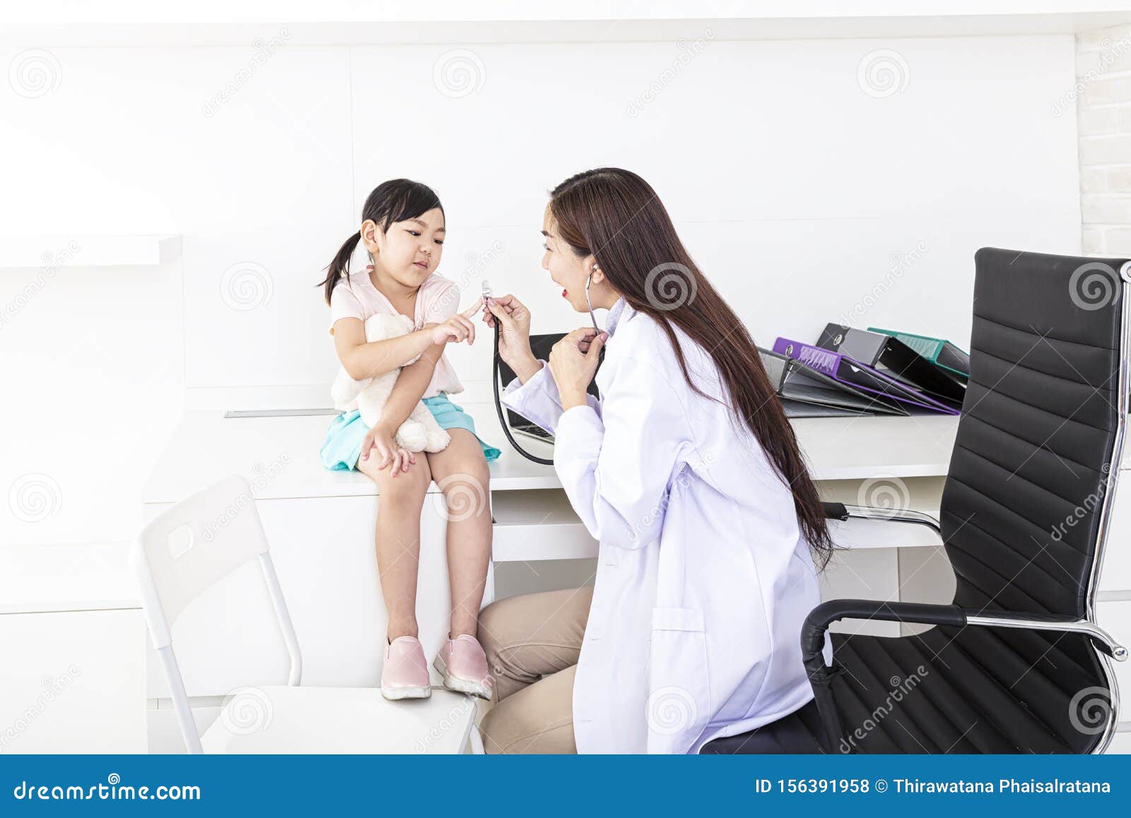 Doctor Checking Shy Teen