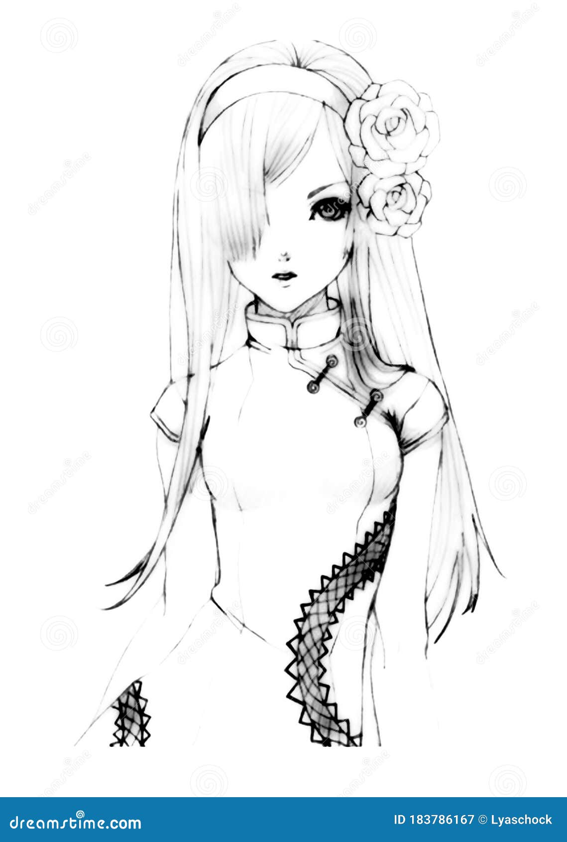 Anime Dress Drawing Pictures  Drawing Skill