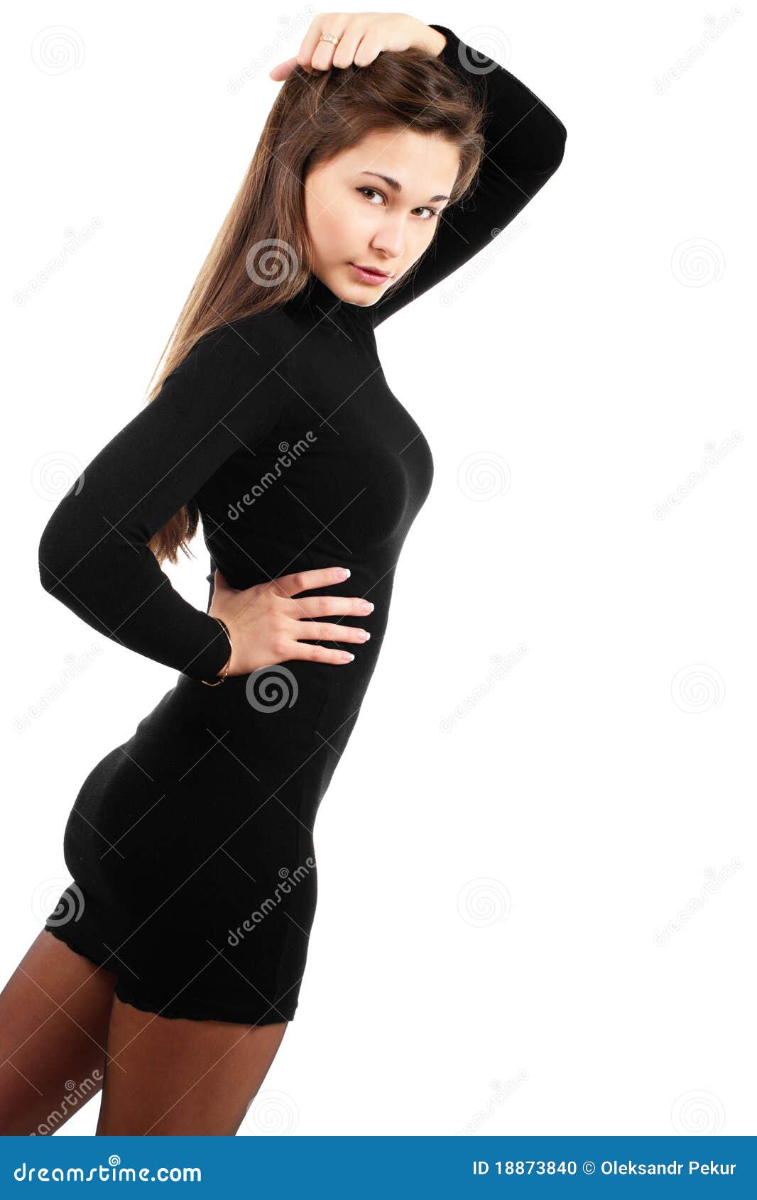 Girl with beautiful figure stock photo. Image of tight - 18873840