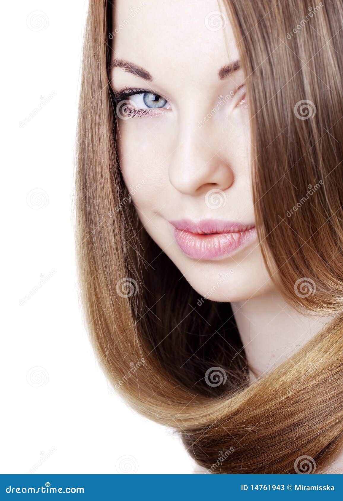Girl with beautiful hair stock image. Image of beautiful 14761943