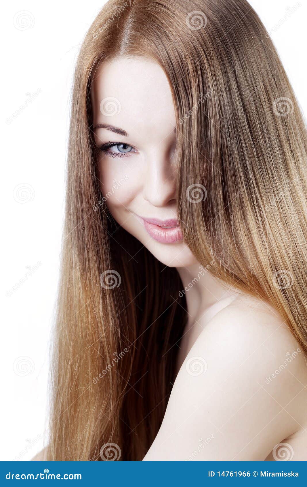 Girl with beautiful hair stock photo. Image of isolated 14761966