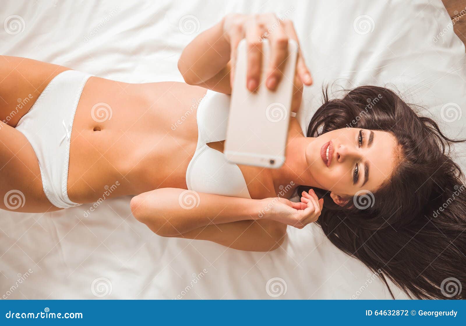 Woman in underwear Stock Photo by GeorgeRudy
