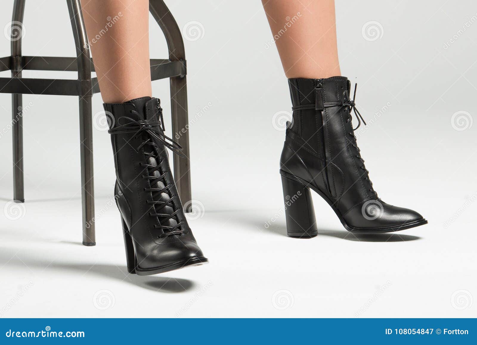 girls black heeled shoes