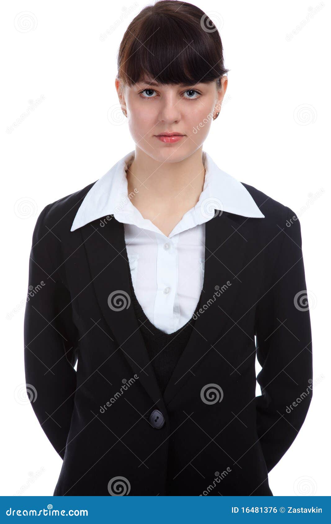 Girl in black suit stock photo. Image of beautiful, lifestyle 16481376