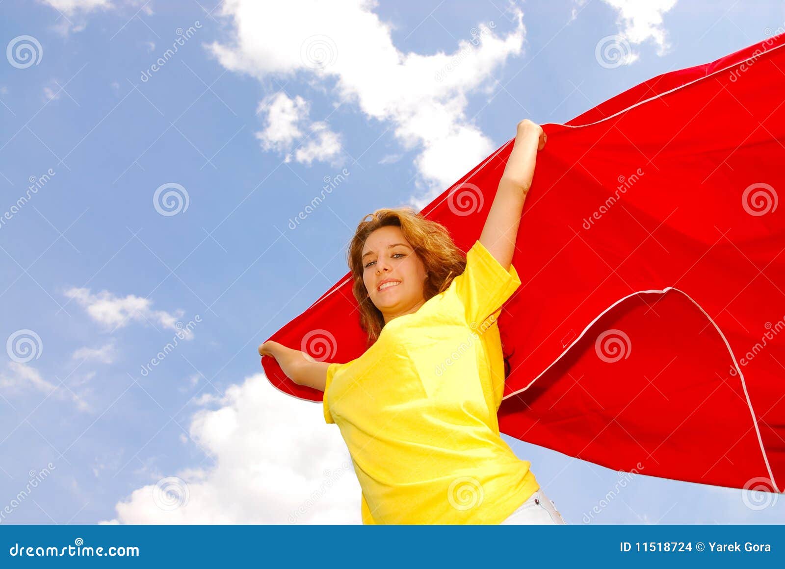 Girl with blanket stock photo. Image of relax, teenager 11518724