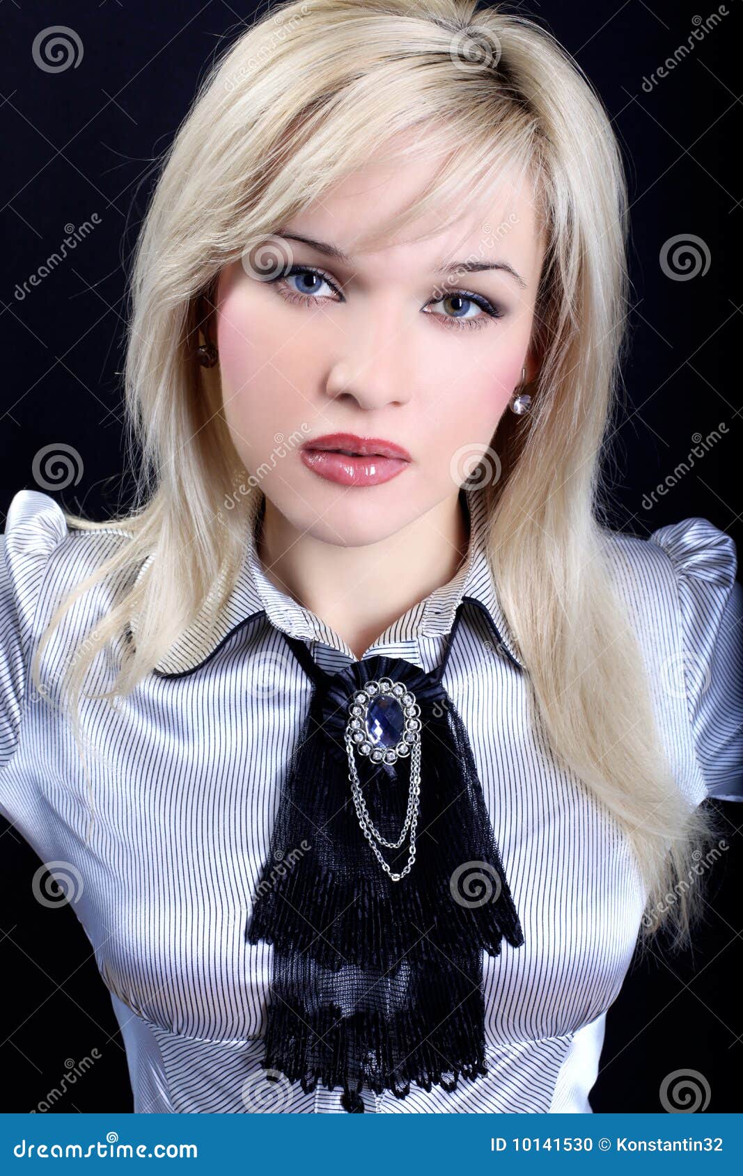 Girl with brooch stock photo. Image of lovely, healthy 10141530