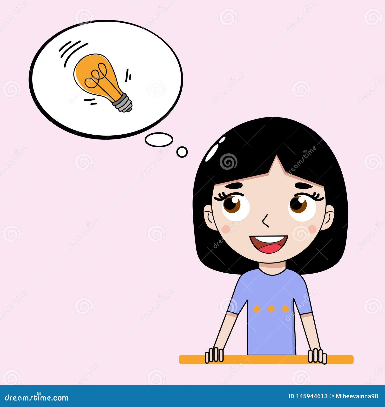 Perforación Premisa pared The Girl Came Up with an Interesting Idea, Expressed in the Form of a Light Bulb. Vector Graphics. Stock Vector - Illustration of mouth, eyes: 145944613 Perforación Premisa pared The Girl Came Up with an Interesting Idea, Expressed in the Form of a Light Bulb. Vector Graphics. Stock Vector - Illustration of mouth, eyes: 145944613