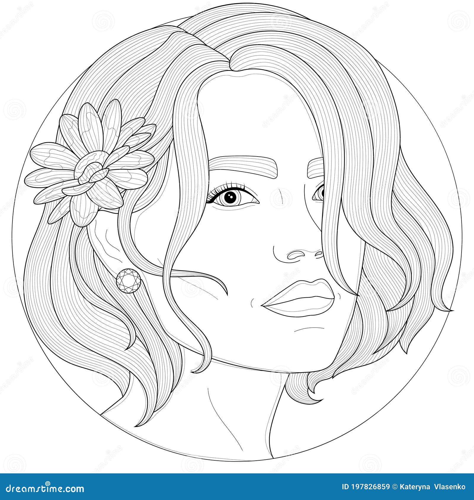 ears coloring page