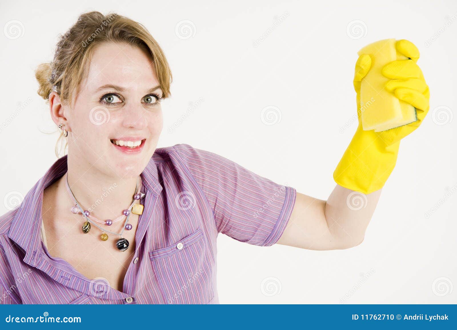 Girl cleaning up stock photo. Image of person, cleaner 11762710