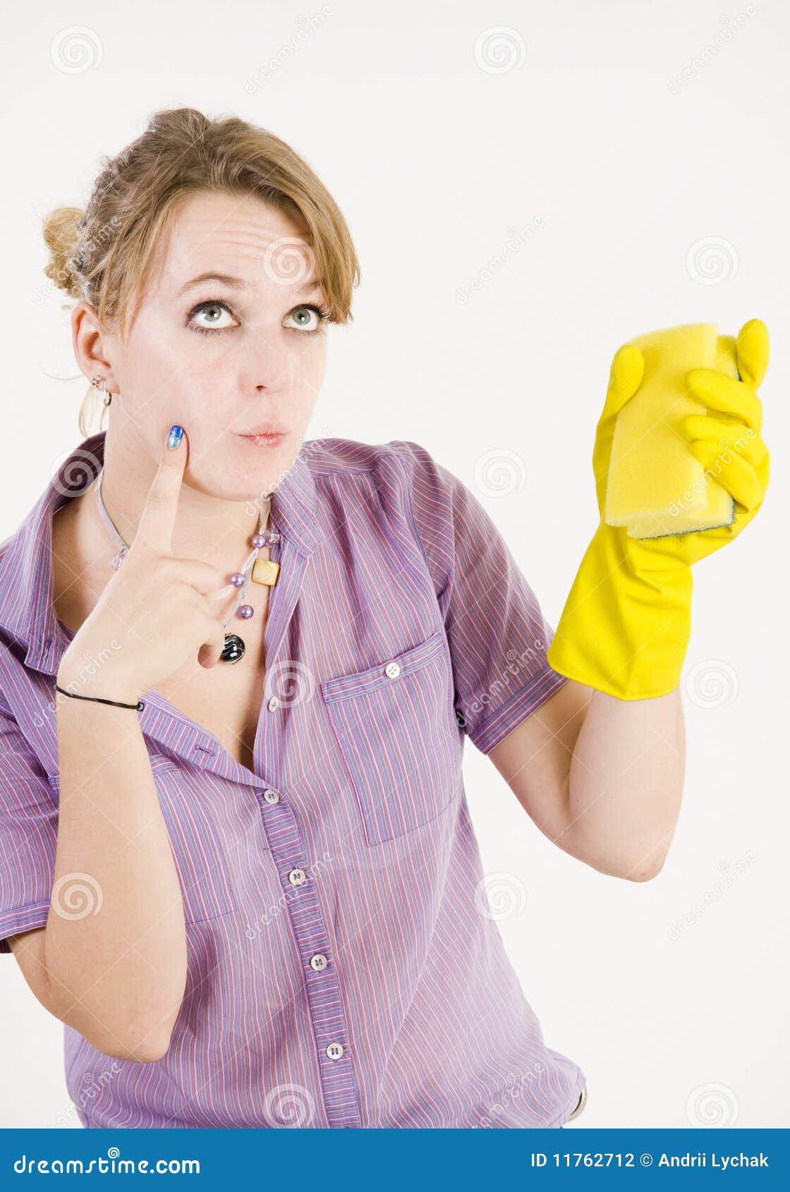 Girl cleaning up stock photo. Image of cleaner, life 11762712