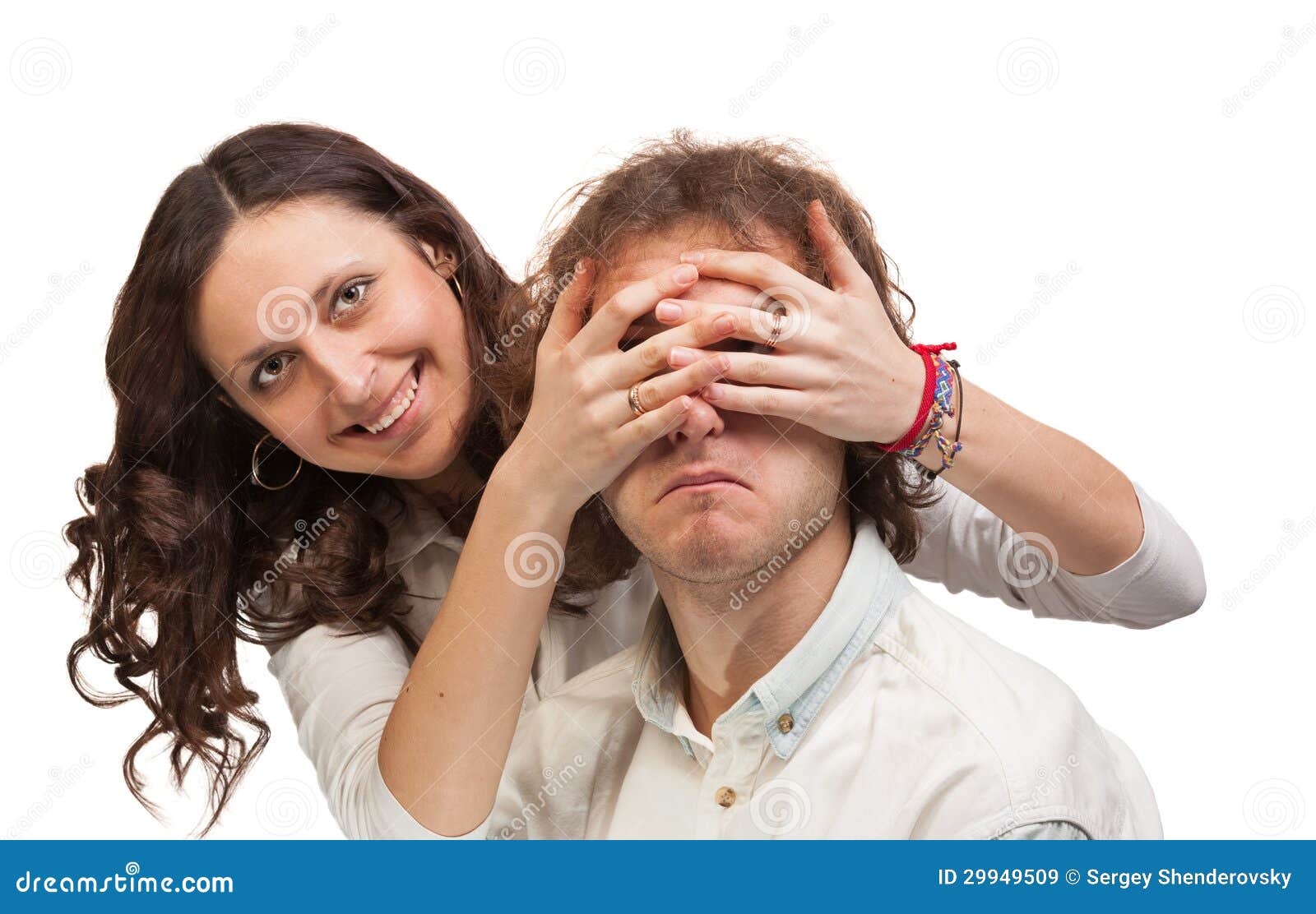 Eyes closed hands stock image. Image of insolate, smile 29949509