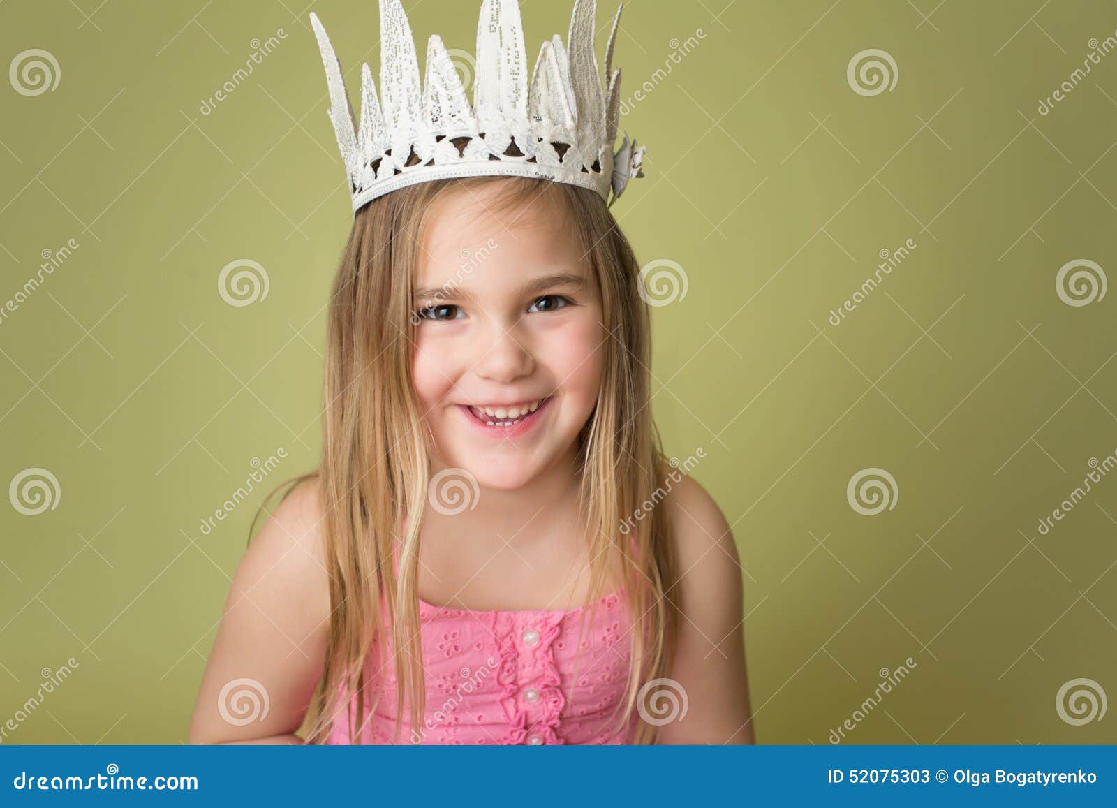 Girl in Crown, Princess stock image. Image of beautiful - 52075303