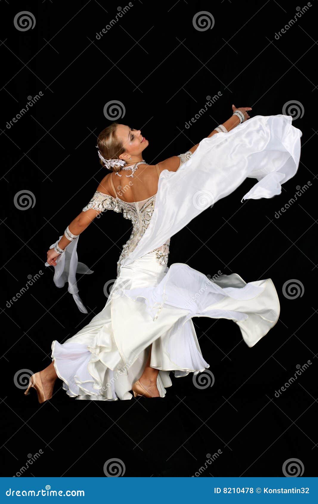 Girl in dance stock photo. Image of ballroom, classical - 8210478