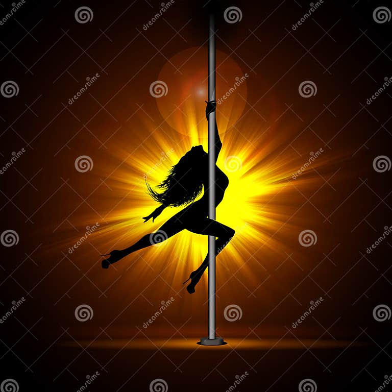 Girl Dancing Striptease Stock Illustration Illustration Of Fashion 67405359