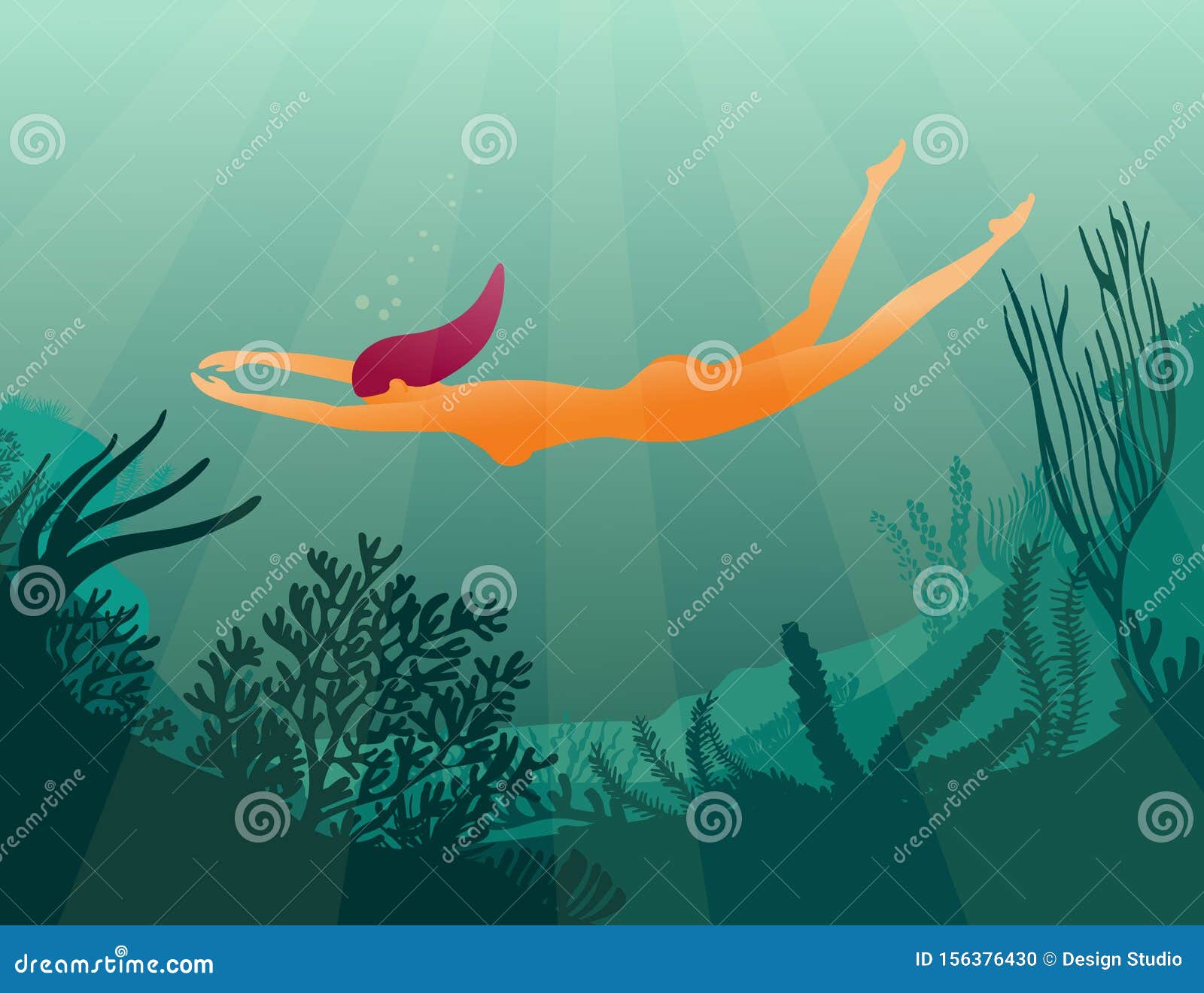 Fat Naked Women Underwater