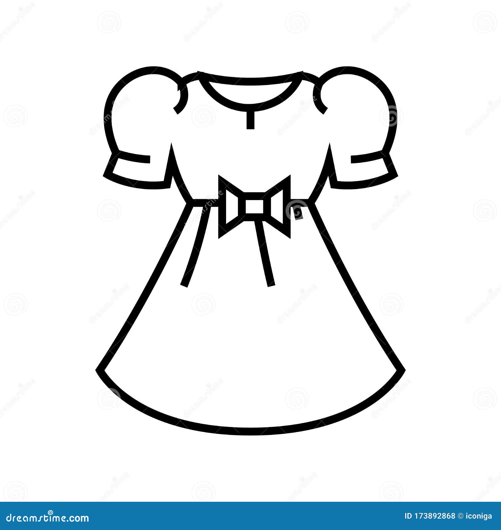Dress Outline Vector Art Icons and Graphics for Free Download