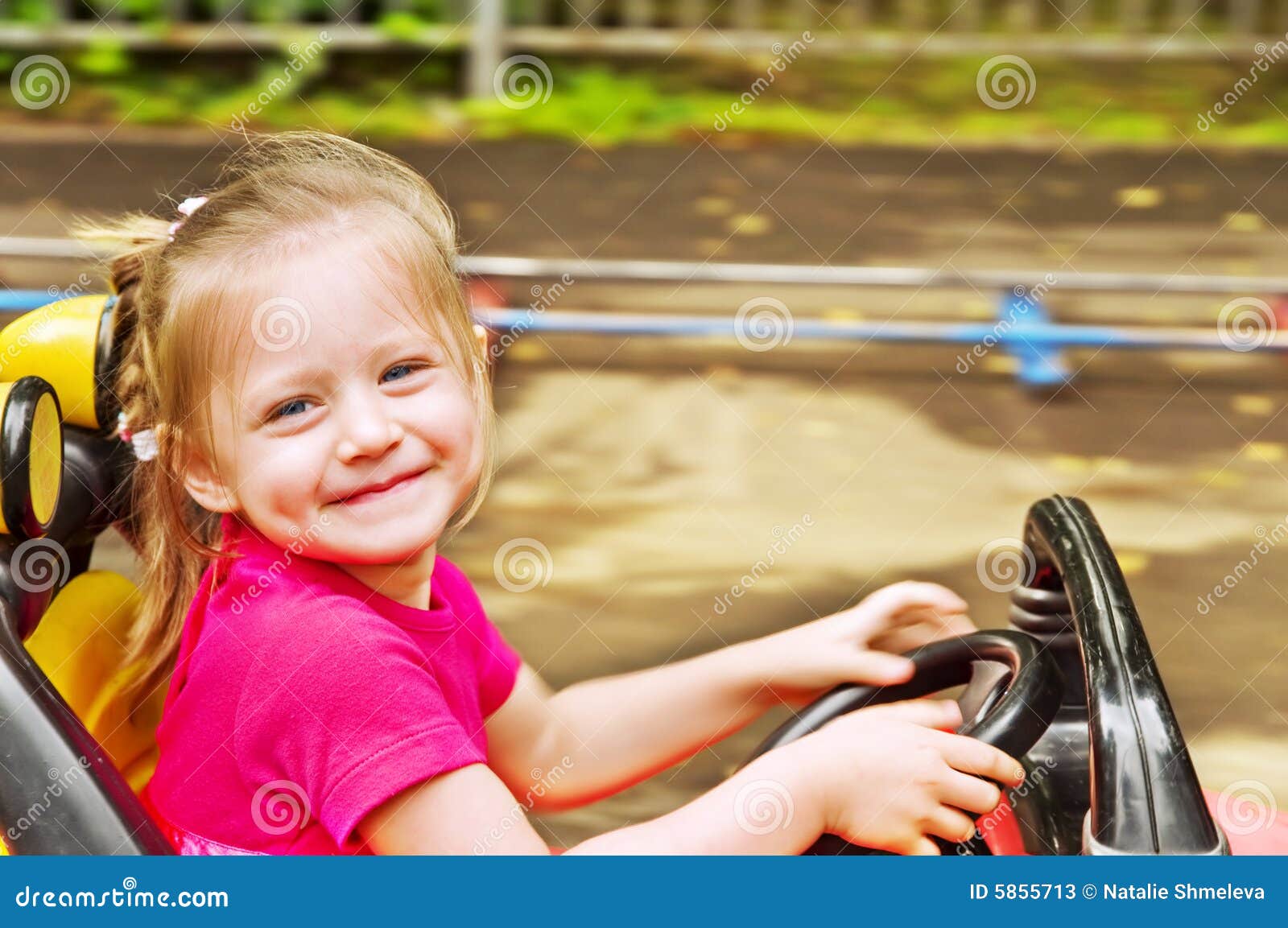Girl driving car stock image. Image of outside, warm, happiness 5855713