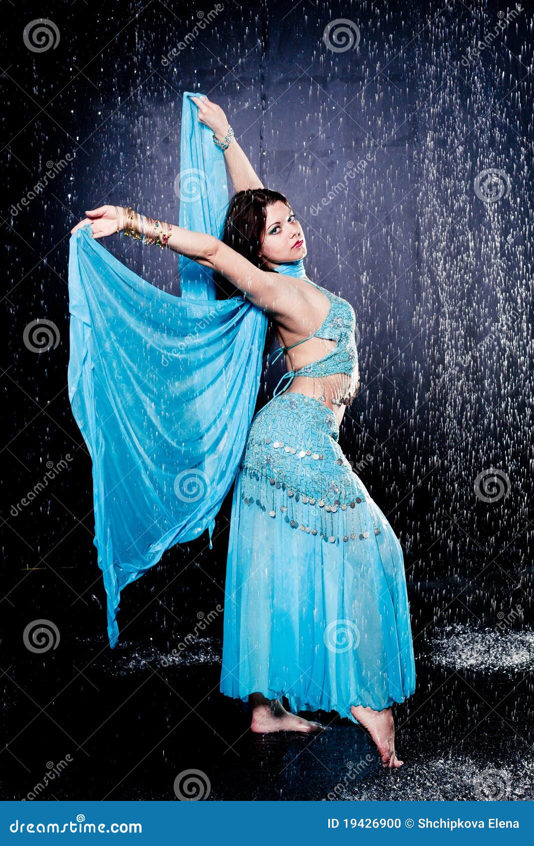 Girl executes east dance stock photo. Image of good, east 19426900