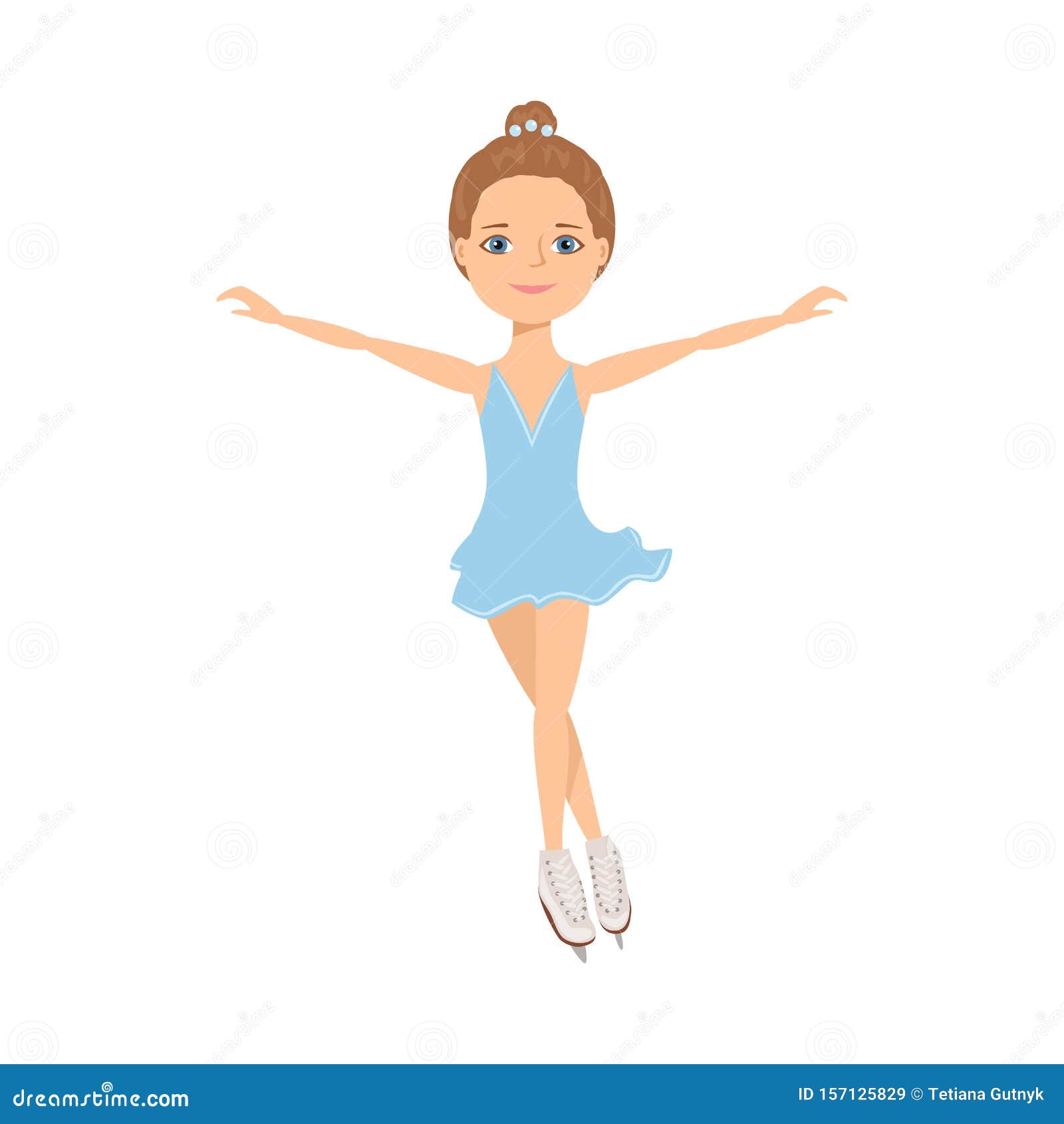 Girl Figure Skating. Child Ice Skating Isolated Stock Vector - Illustration of education, blue: 157125829 Girl Figure Skating. Child Ice Skating Isolated Stock Vector - Illustration of education, blue: 157125829