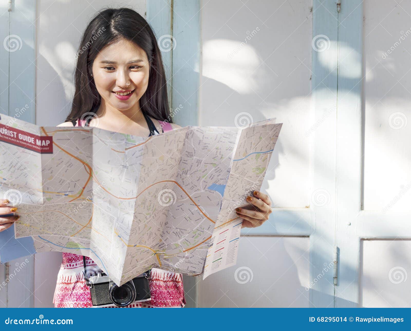 girl friendship hangout traveling holiday map concept