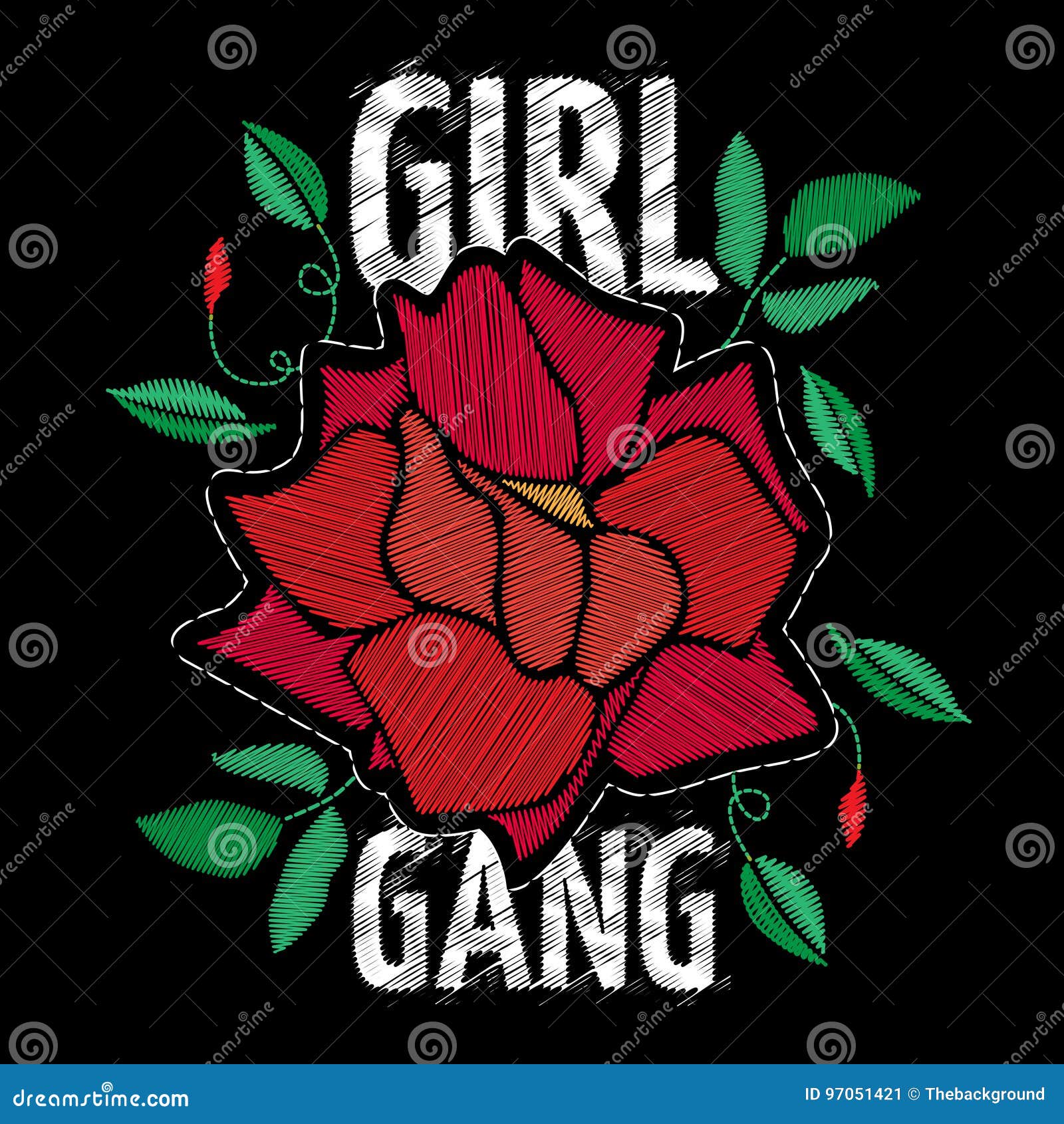 SYL Girl Gang slim cut ladies white logo – Black Liquor Studios