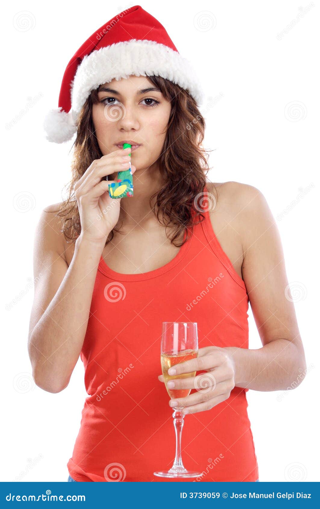 Girl with Glass of Champagne Stock Image Image of glass, beverage