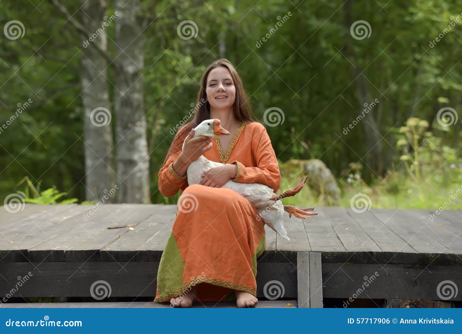 https://thumbs.dreamstime.com/z/girl-goose-beautiful-brunette-long-flowing-hair-rustic-medieval-dress-white-her-arms-57717906.jpg